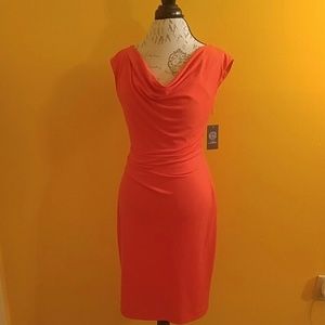 Vince Camuto Burnt Orange Dress